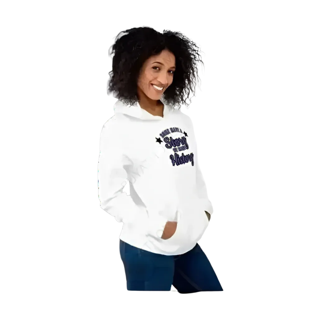 Grafik Unisex Hoodie aus Baumwolle in S-5XL, Herren und Damen, bequemer Kapuzenpullover von BUYATHOME24.