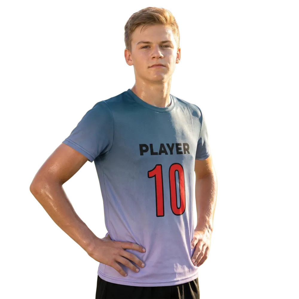 Unisex Kinder-Sportshirt von BUYATHOME24, Strand- und Schulsport T-Shirt, Fußball T-Shirt, 134-170 cm, bequem und atmungsaktiv