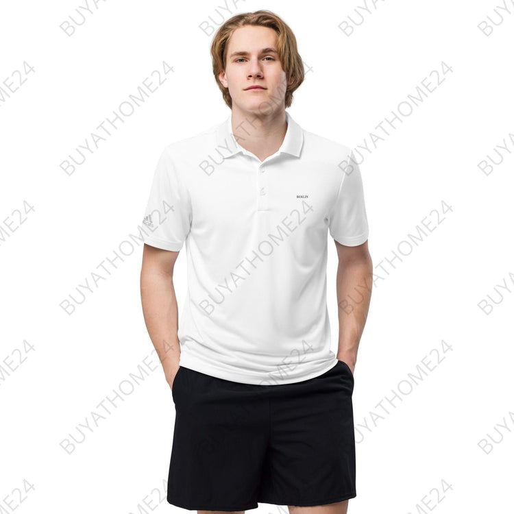 • ADIDAS Herren Poloshirt S-2XL - BUYATHOME24 - bestickt - GERMANY - ADIDAS, HERRENMODE, Poloshirt