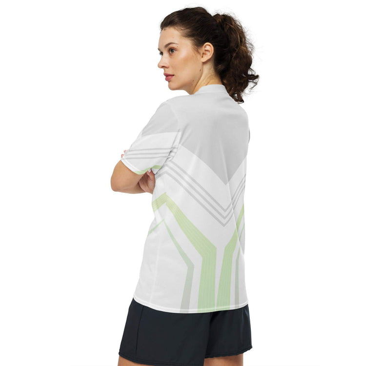 Unisex Fußball T-Shirt mit V-Ausschnitt, schnelltrocknend Polyester, für Damen, in 2XS-6XL, von BUYATHOME24.