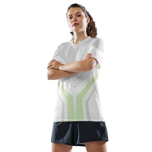 Unisex Fußball T-Shirt mit V-Ausschnitt, schnelltrocknend, Polyester, für Damen, in den Größen 2XS bis 6XL, von BUYATHOME24