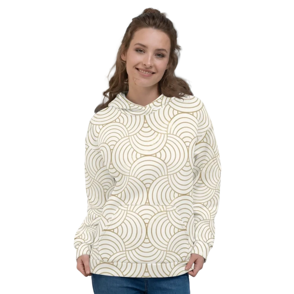 Allover-Print Damen Kapuzenpullover aus Polyester, Unisex Hoodie in XS-3XL mit buntem Allover-Print, bequem und modisch.