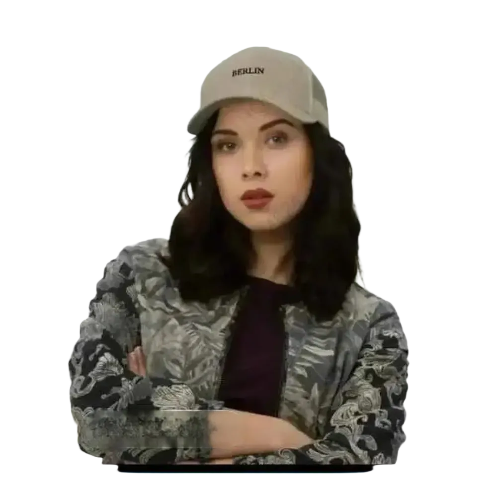 Unisex amerikanische Trucker Cap aus Baumwolle und Polyester in Khaki, verstellbar 54-60 cm, für Damen und Herren