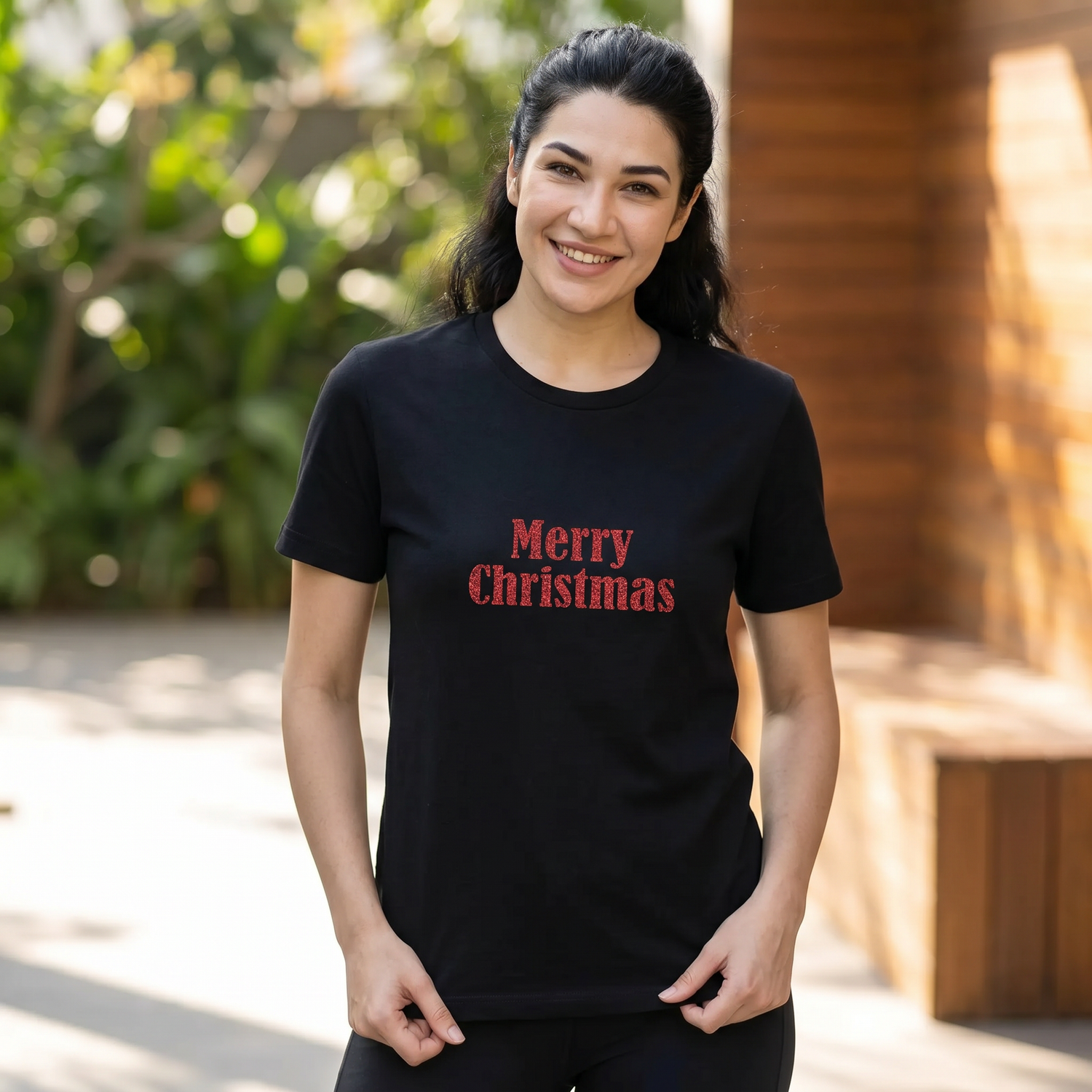 Generated lifestyle image for SALE % Rundhalsshirts I Kurzarm Besticktes Damen T-Shirt XS-4XL