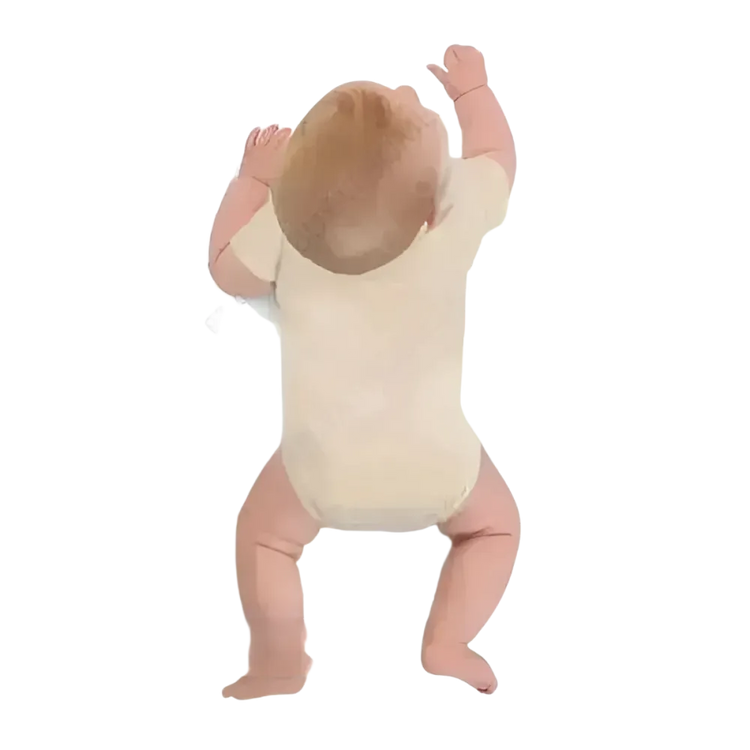 Baby Body von BUYATHOME24, bequem und weich, geeignet für 3-18 Monate, sitzt angenehm und bietet Komfort für Babys.