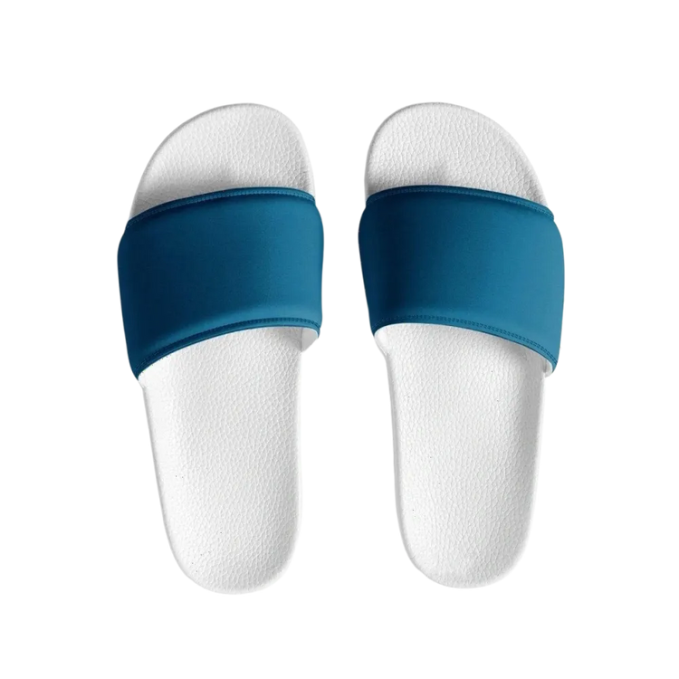 Damen- und Mädchenschlappen aus Kunstleder in Größe 36-44 von BUYATHOME24, bequemer Slip-On für den Sommer