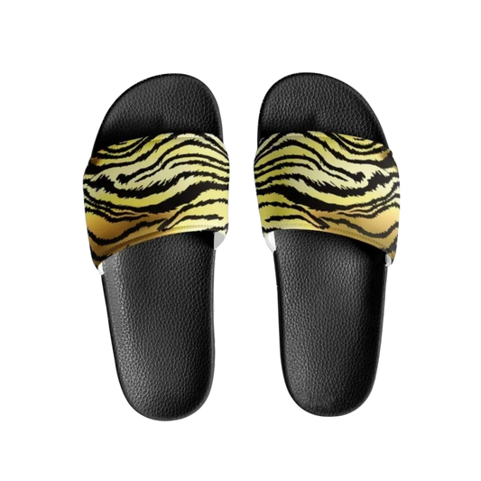 Damen- und Mädchenschlappen aus Kunstleder mit PU-Sohle, Größe 36-44, bequeme Badeschuhe von BUYATHOME24