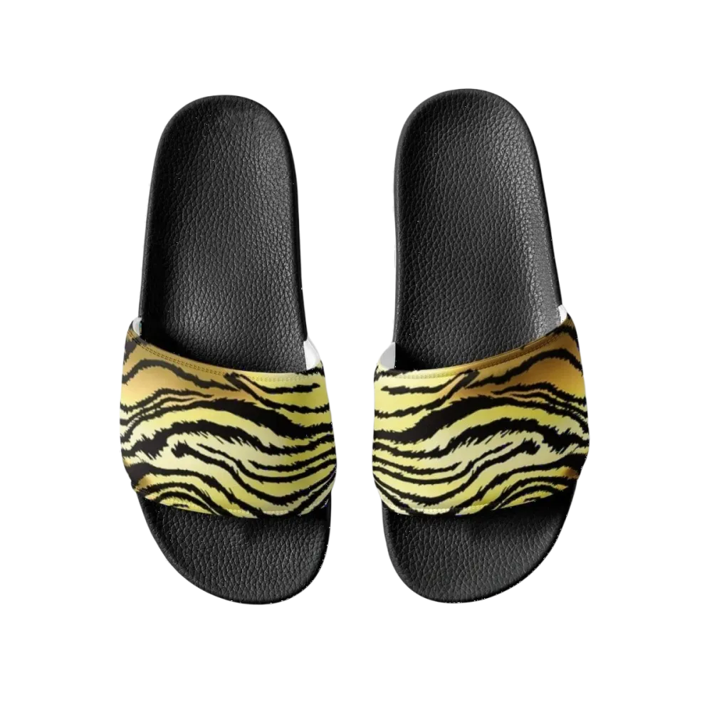 Damen- und Mädchen-Badeschuhe aus Kunstleder mit PU-Sohle, Größe 36-44, von BUYATHOME24, bequeme Badeschlappen.