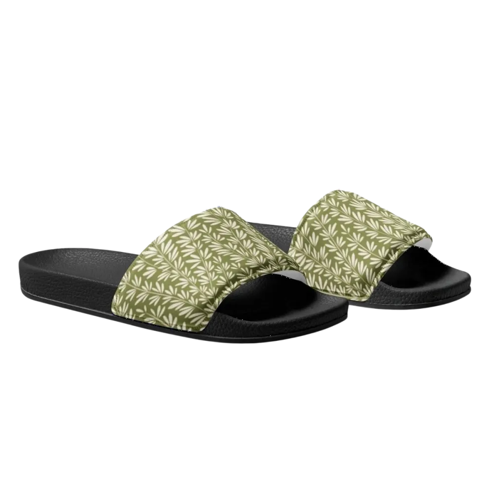 Damen- und Mädchenschlappen mit PU-Sohle, Größe 36-44, bequeme Badeschuhe von BUYATHOME24, auf einem weißen Hintergrund.