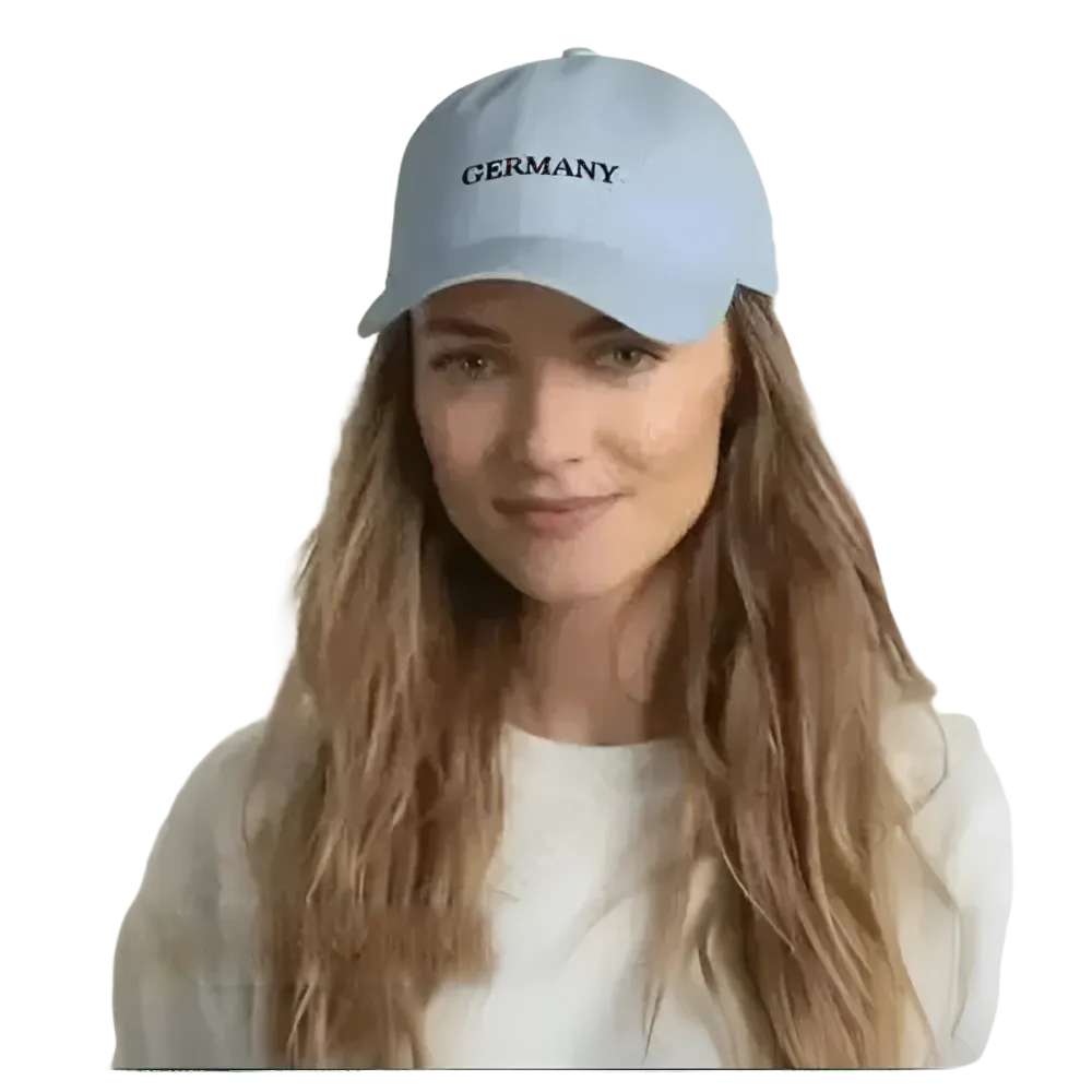 Grüne Baseball Cap aus Baumwolle mit Camouflage-Muster, für Herren und Damen, verstellbar, 52-59 cm.