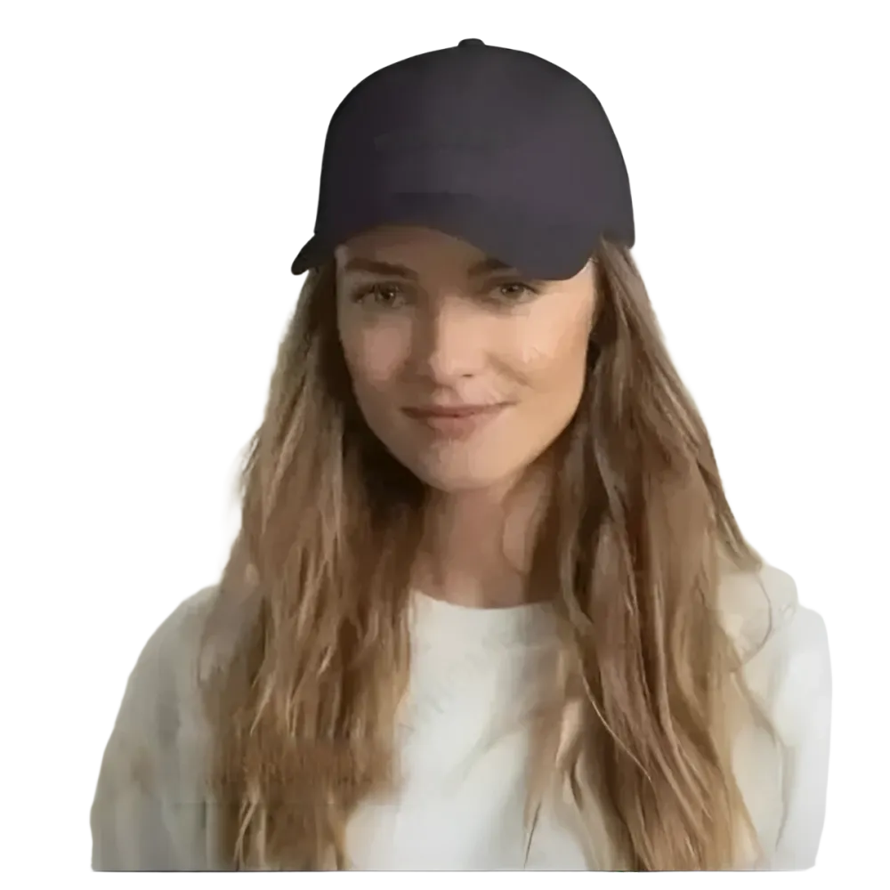Grüne Camouflage Baseball Cap aus Baumwolle, für Damen und Herren, verstellbar von 52 bis 59 cm.