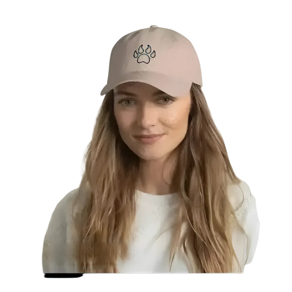 Grüne Baumwoll-Baseballkappe im Camouflage-Design für Damen, verstellbar 52-59 cm, von BUYATHOME24