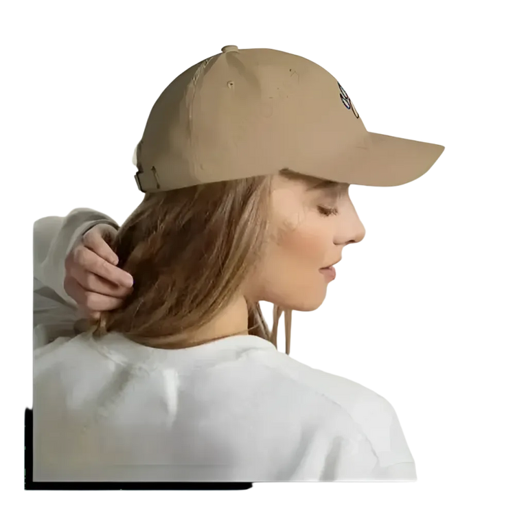 Grüne Damen Baseball Cap aus Baumwolle mit Camouflage-Muster, verstellbar, 52-59 cm, von BUYATHOME24