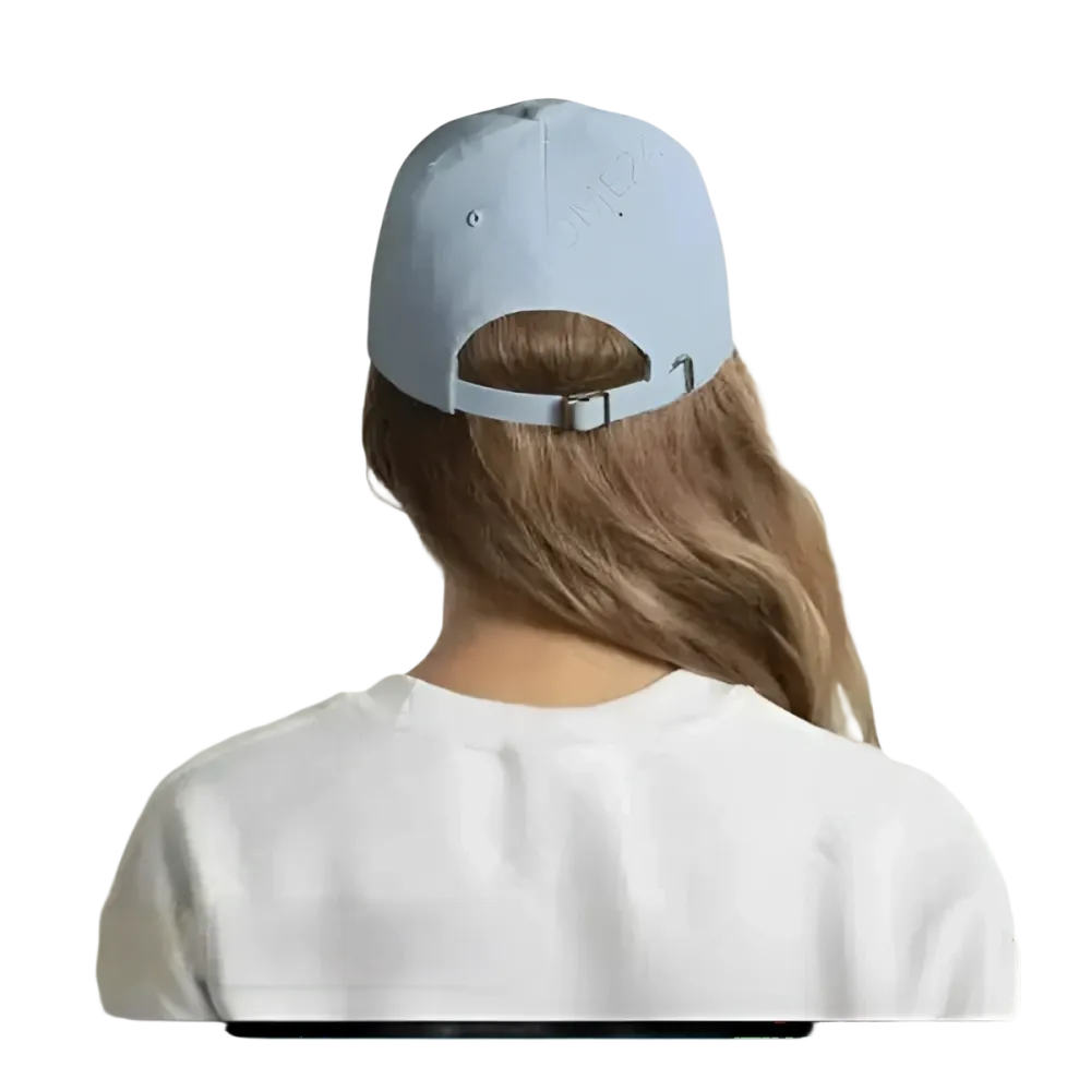 Grüne Baumwoll-Baseball-Cap für Damen von BUYATHOME24, Camouflage-Design, verstellbar, 52-59 cm.