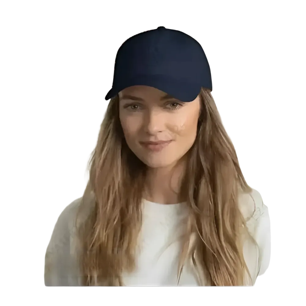 Grüne Damen Baseball Cap aus Baumwolle mit Camouflage-Muster, 52-59 cm, von BUYATHOME24, sommerlich und bequem.