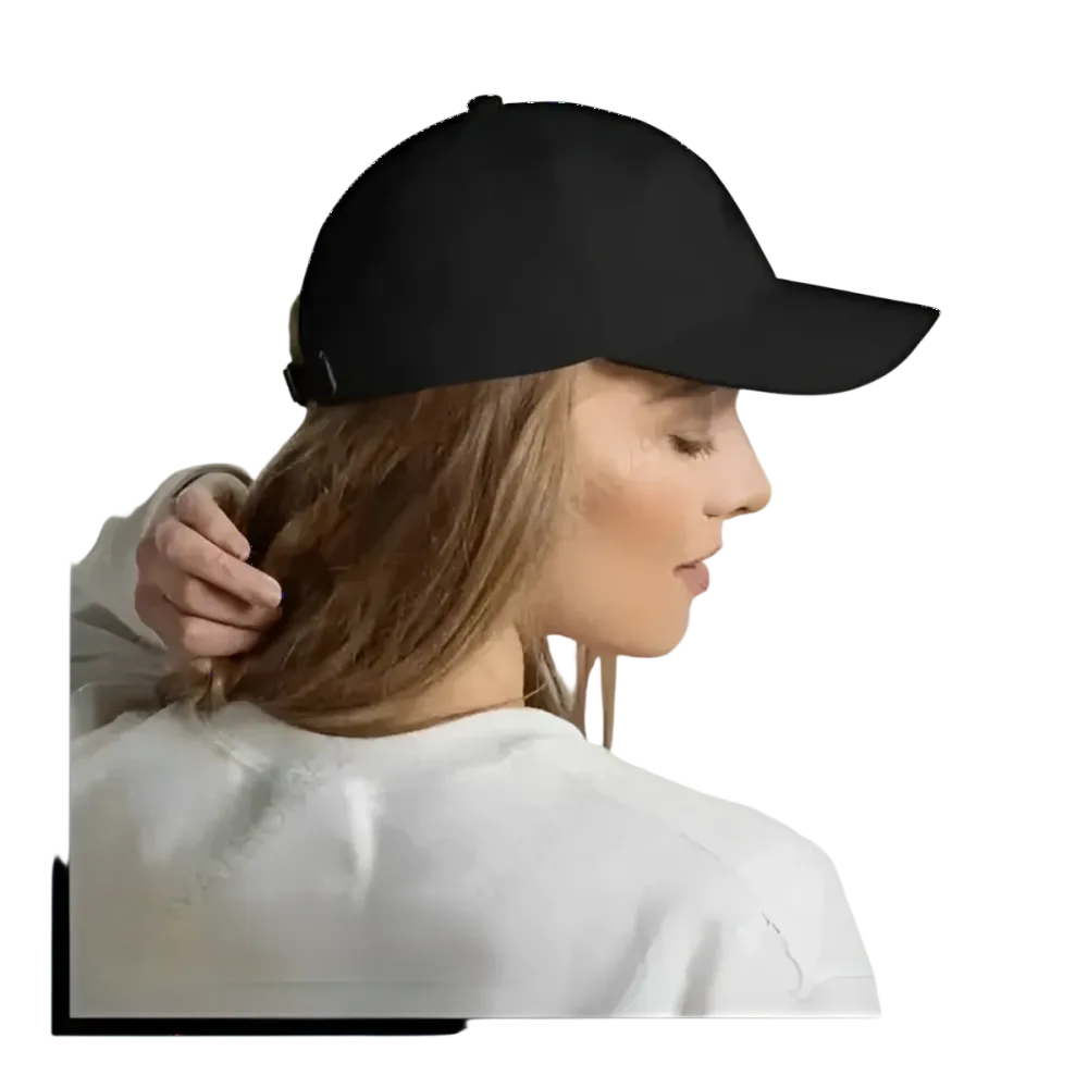 Grüne Camouflage Baseball Cap aus Baumwolle für Damen, verstellbar 52-59 cm, von BUYATHOME24.