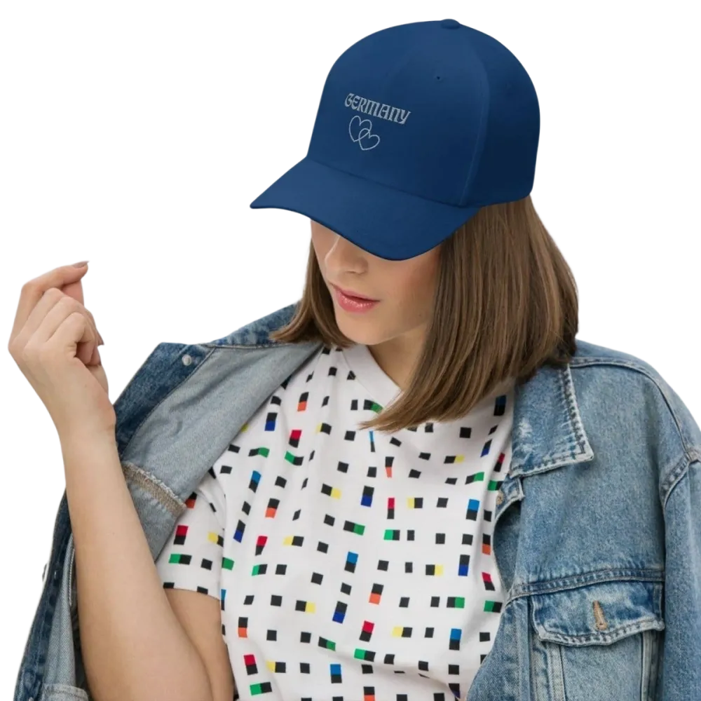 Unisex Baseball Cap aus Baumwolle, Stretch, in Größe 54-60 cm, mit verstellbarem Band, von BUYATHOME24, für Damen und Herren.