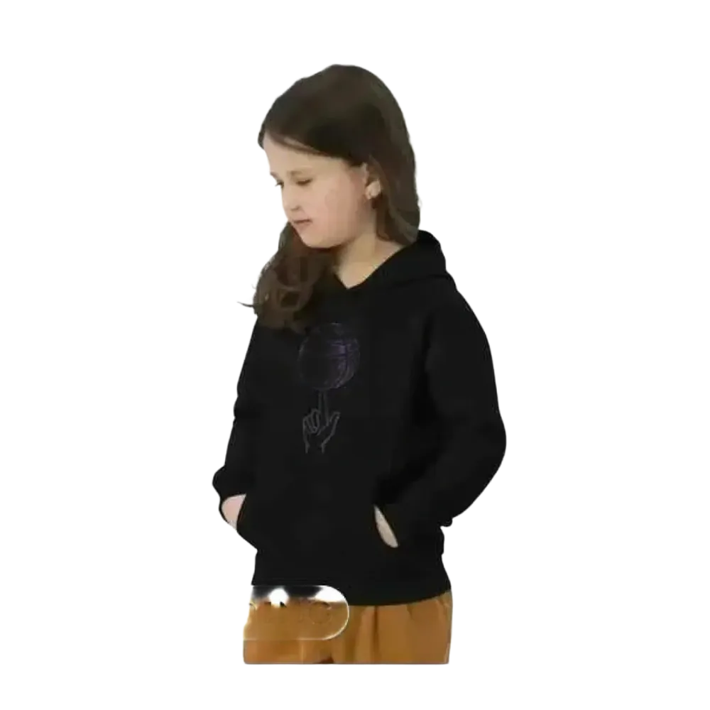 Grafik-Kapuzenpullover für Kinder aus Baumwolle, Unisex Hoodie für 4-12 Jahre, sportlicher Kinder-Sweatshirt, BUYATHOME24