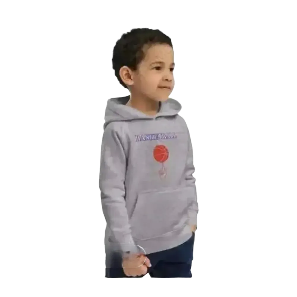 Unisex Kinder-Basketball-Hoodie aus Baumwolle mit Grafik, für Jungen und Mädchen, 4-12 Jahre, bequemer Sport-Hoodie von BUYATHOME24