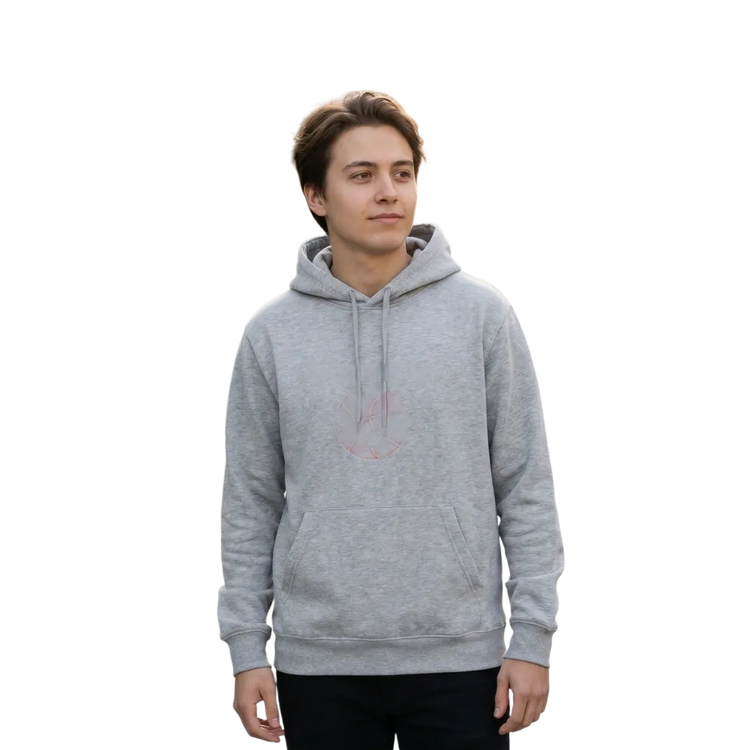 Grafik Unisex Kinder-Hoodie mit Basketball-Design für Jungen und Mädchen, sportlicher Kapuzenpullover für 4-12 Jahre