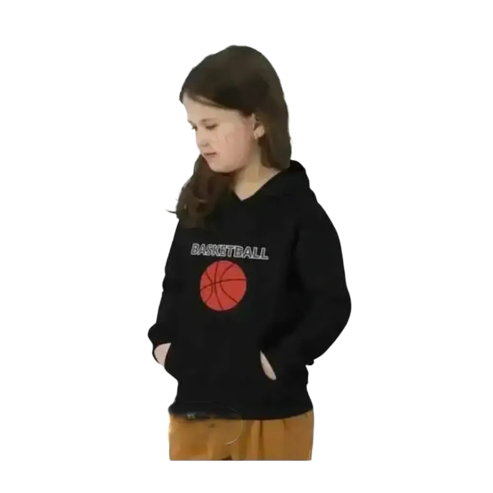 Grafik Unisex Kinder Hoodie aus Baumwolle für Mädchen und Jungen, sportlich, bequem, für Kinder von 4 bis 12 Jahre