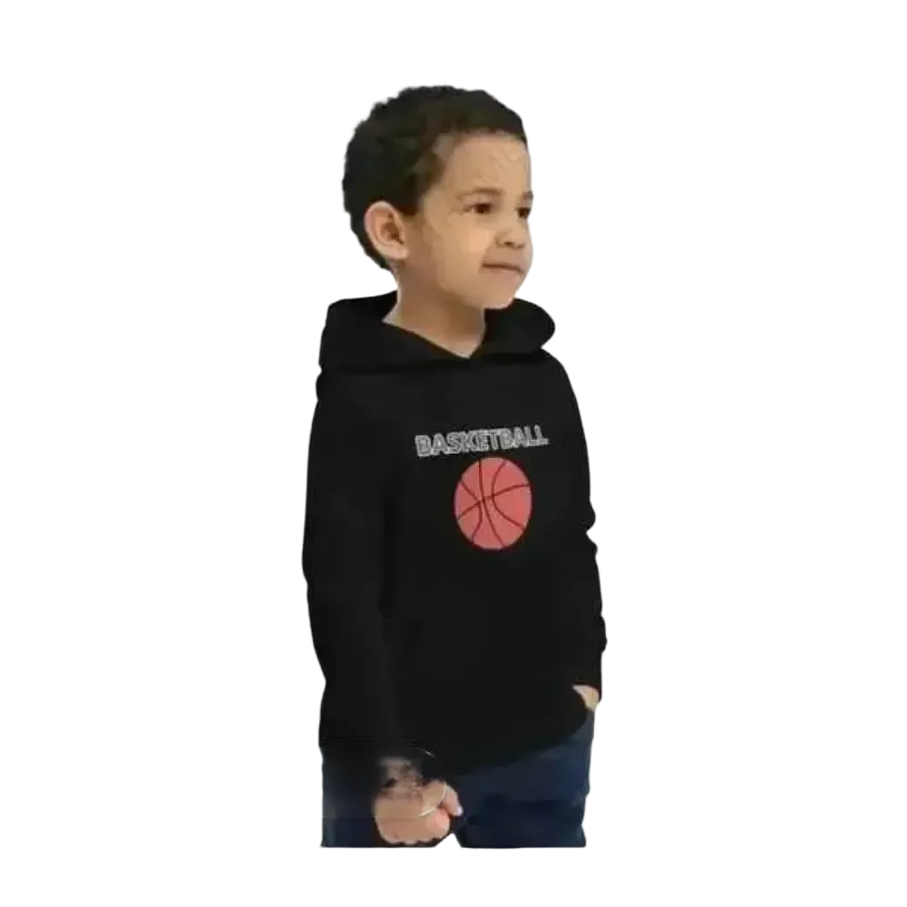 Grafik Unisex Kinder Hoodie von BUYATHOME24, sportlicher Kapuzenpullover für Jungen und Mädchen, 4-12 Jahre, in bequemer Passform