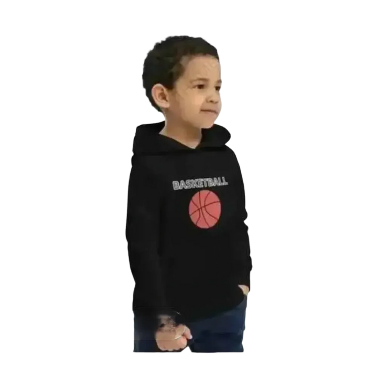 Grafik Unisex Kinder Hoodie von BUYATHOME24, sportlicher Kapuzenpullover für Jungen und Mädchen, 4-12 Jahre, in bequemer Passform