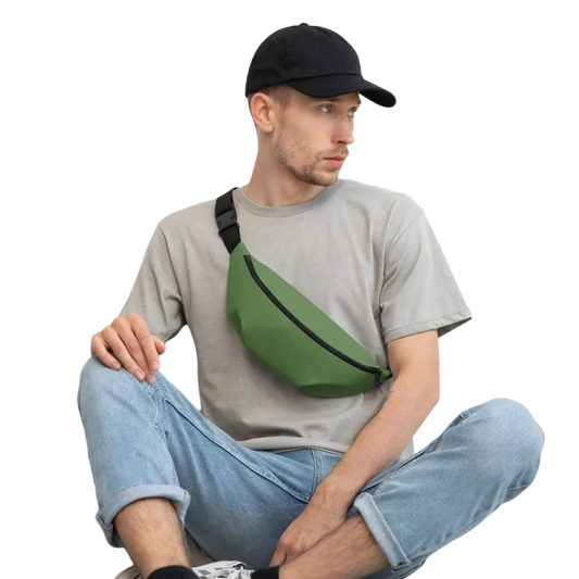 Unisex Bauchtasche aus wasserfestem Polyester, 70-133 cm, für Herren, praktische Gürteltasche für unterwegs
