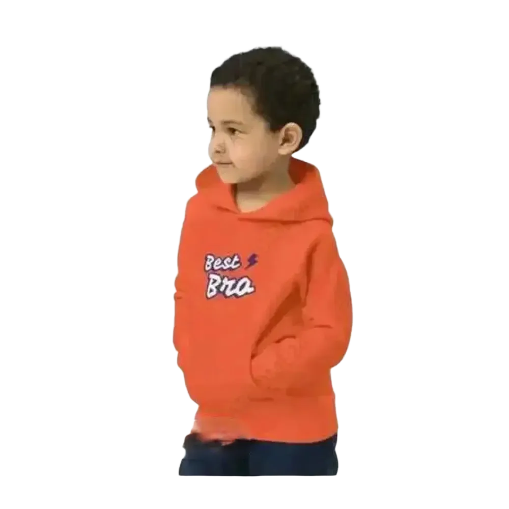 Jungen Hoodie aus Baumwolle, doppellagig, für Kinder von 4 bis 12 Jahren, bequemer Kapuzenpullover von BUYATHOME24