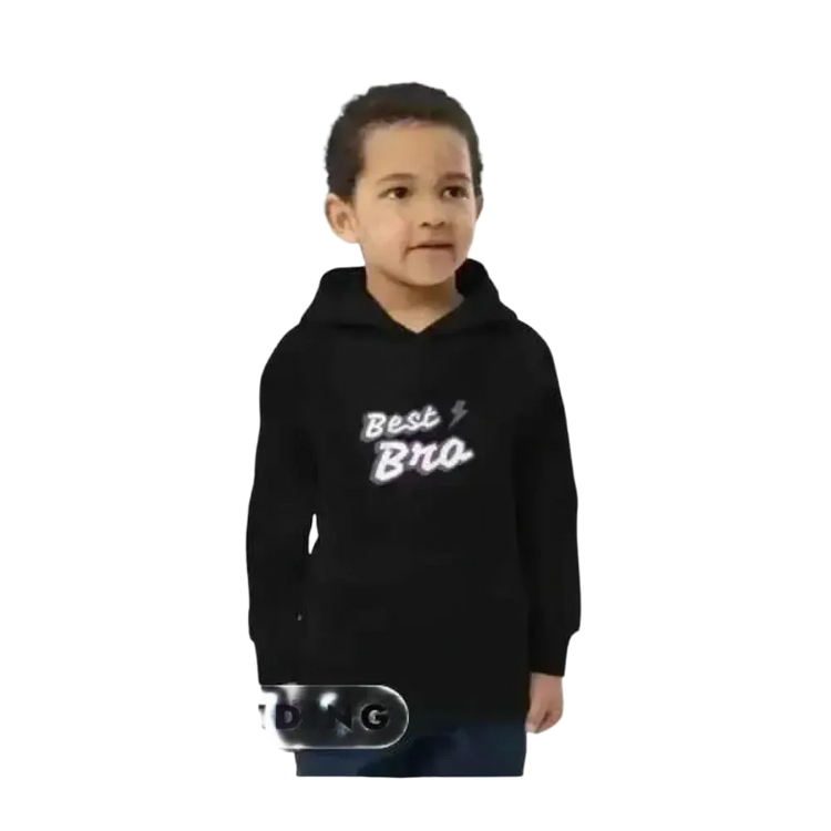 Jungen Baumwolle Hoodie von BUYATHOME24, doppellagiger Kapuzenpullover für Kinder von 4 bis 12 Jahren.
