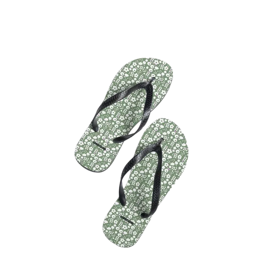 Unisex Strand-Flip-Flops aus Polyester mit Gummisohle in Größe 37-45, bequeme Sommer-Sandalen von BUYATHOME24
