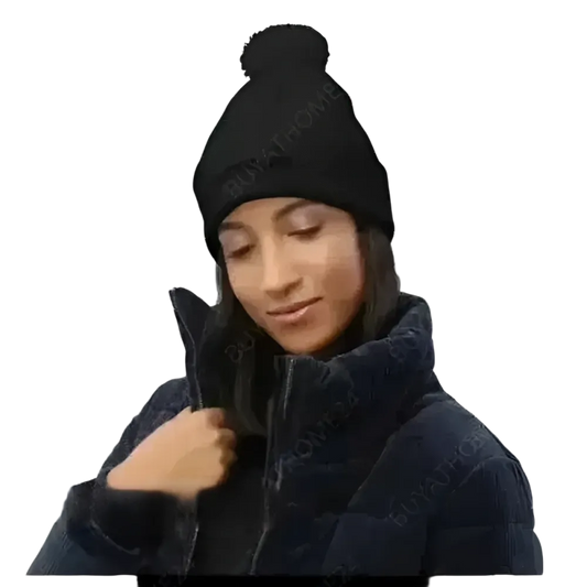 Bommel-Wintermütze für Herren und Damen, Unisex Strickbeanie aus Acryl, 51-55 cm, in warmem Design von BUYATHOME24