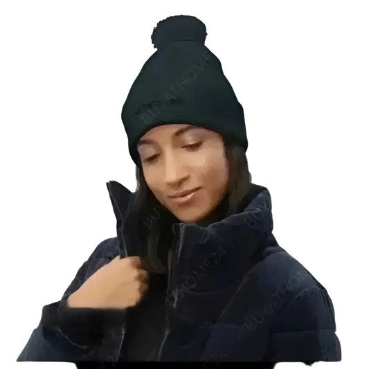 Unisex Bommel-Wintermütze aus Acryl, gestrickt, mit Bommel, für Herren und Damen, 51-55 cm, von BUYATHOME24.