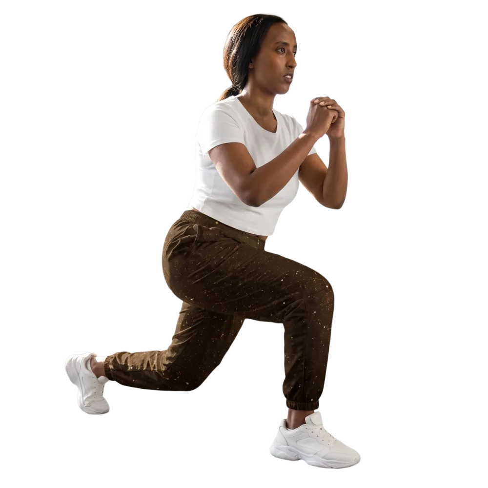 Unisex Polyester-Trainingshose mit Reißverschlusstaschen in XS bis 3XL, bequeme Sporthose für Damen und Herren.
