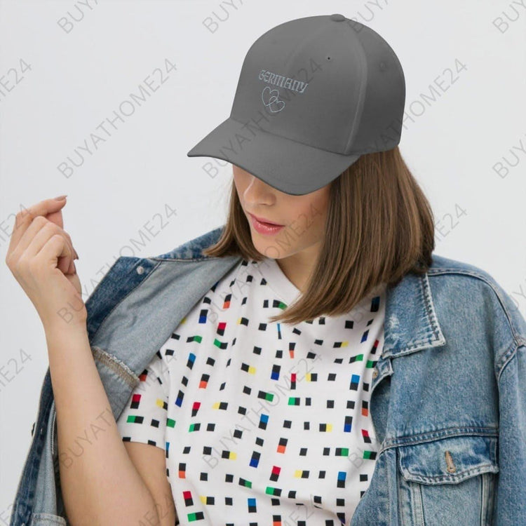 • Damen Baseball Cap 54 cm - 60 cm - BUYATHOME24 - bestickt - GERMANY - Baseball Cap, DAMENMODE, YOUR STYLE