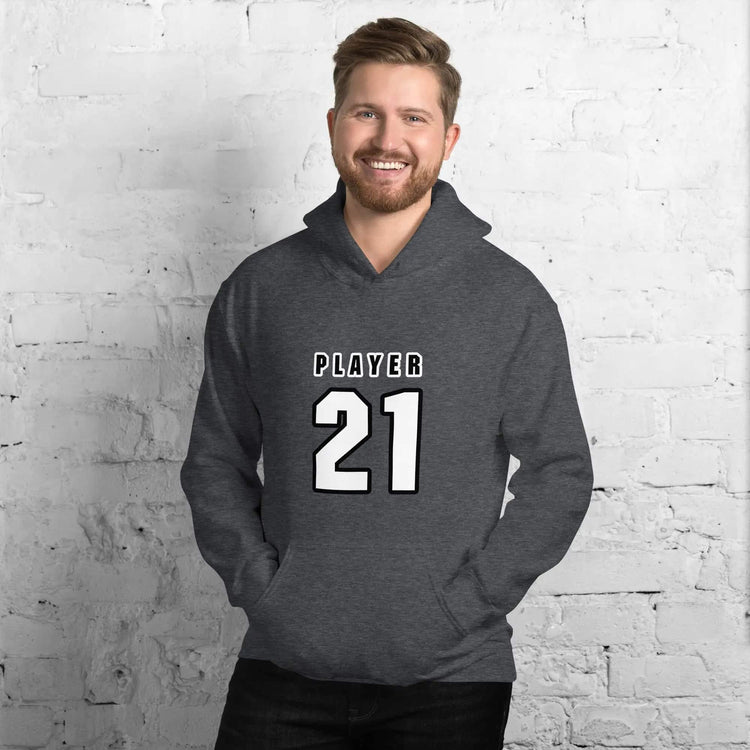 Dunkelgrauer Herren- und Damen-Hoodie von BUYATHOME24 mit Hoodie-Druck, in Größe S bis 5XL, bequemes Kapuzenpullover Modell