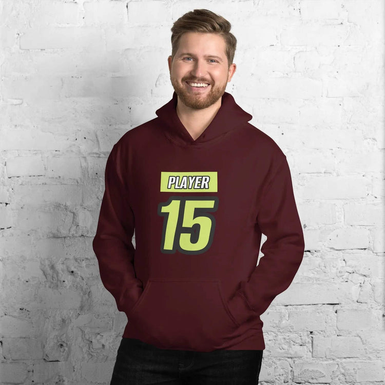 Grafik Hoodie für Herren und Damen in Kastanienbraun, Baumwolle, unisex, mit Druck, erhältlich in S-5XL.