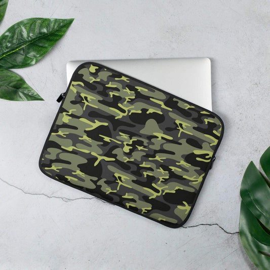 Neopren-Laptoptasche für MacBook 13 oder 15 Zoll mit Kunstfell-Futter, schützende Hülle von BUYATHOME24