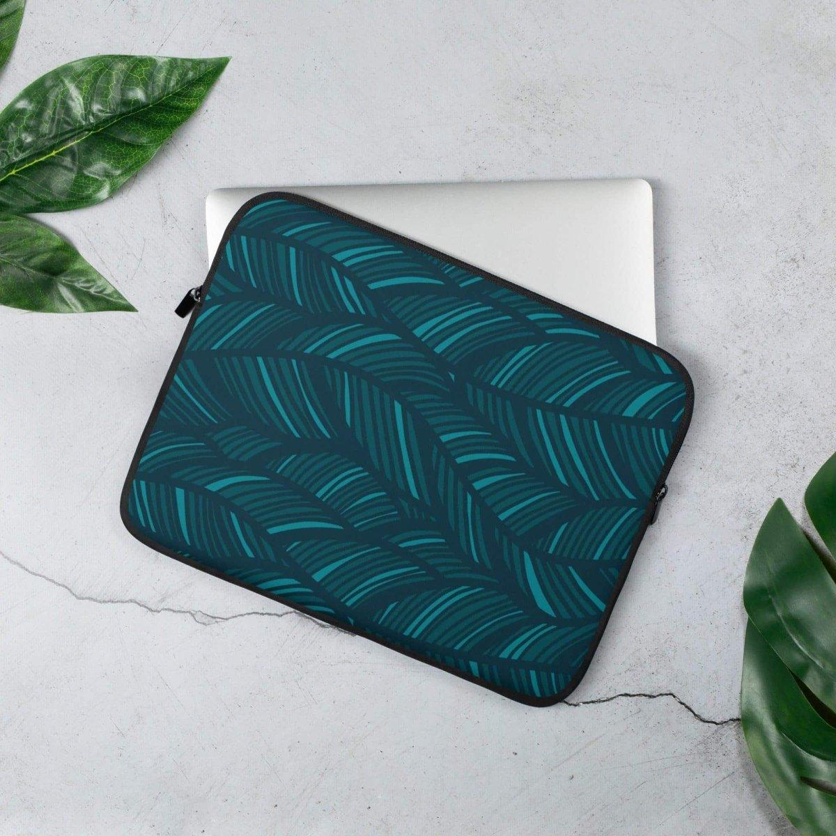 Laptoptasche aus Neopren mit Kunstfell-Innenfutter für 13 und 15 Zoll, personalisierbar, von BUYATHOME24