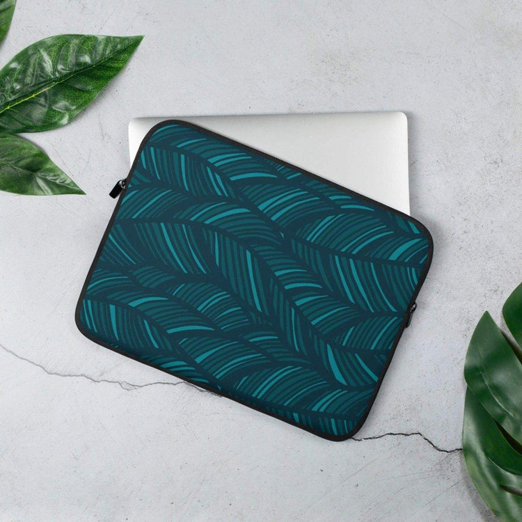 Laptoptasche aus Neopren mit Kunstfell-Innenfutter für 13 und 15 Zoll, personalisierbar, von BUYATHOME24