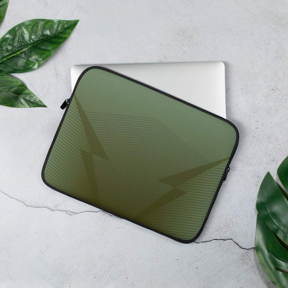 Laptoptasche aus Neopren mit Kunstfell-Innenfutter für 13 und 15 Zoll, bedruckbar, von BUYATHOME24, schützt Laptop und Tablet
