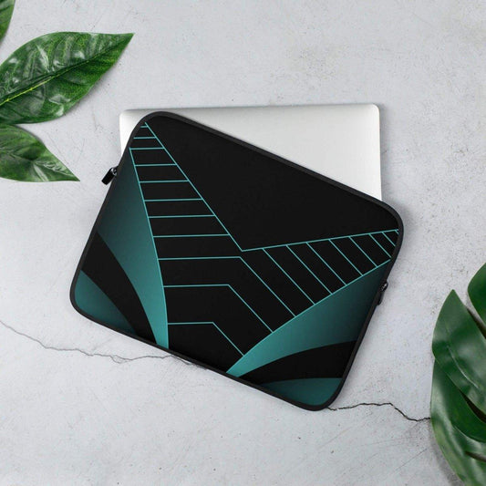 Wasserabweisende Neopren-Laptoptasche für 13 und 15 Zoll, mit Kunstfell-Futter, von BUYATHOME24