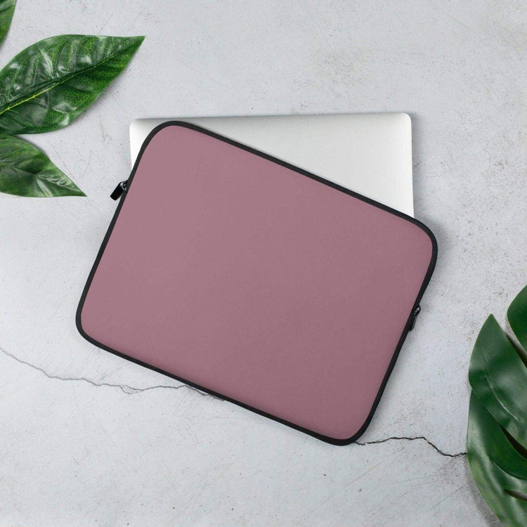 Laptoptasche aus Neopren mit Kunstfell-Innenfutter für 13 und 15 Zoll, personalisierbar, von BUYATHOME24, zeigt das Produkt.