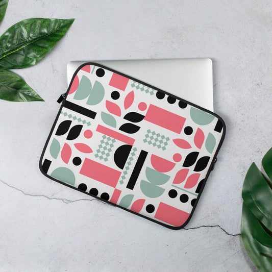 Laptoptasche aus Neopren mit Kunstfell-Innenfutter für 13 und 15 Zoll, bedruckbar, von BUYATHOME24.