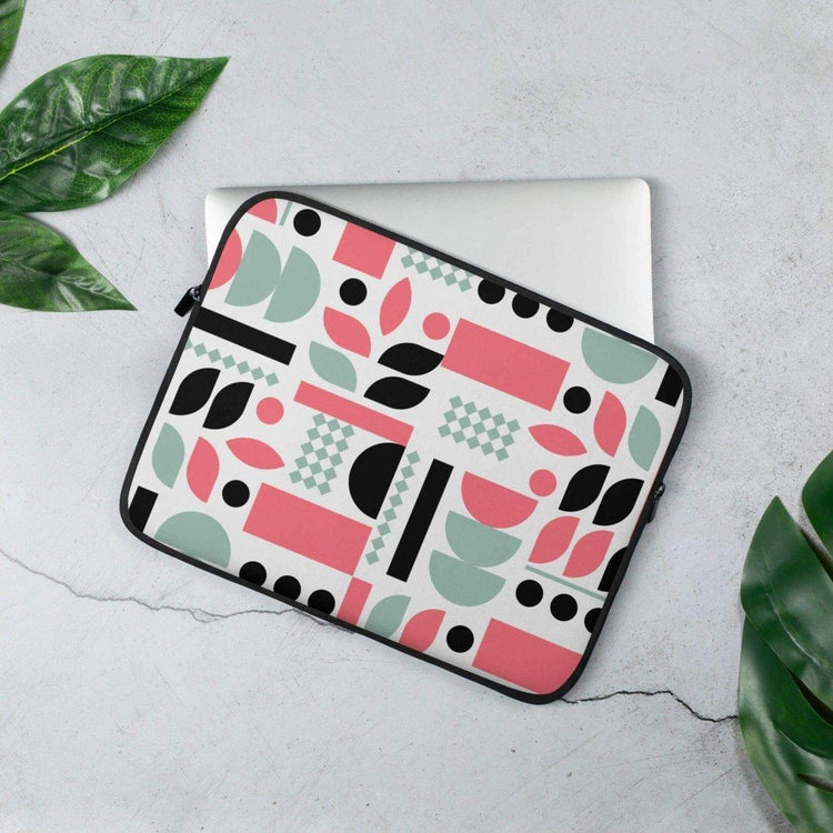 Laptoptasche aus Neopren mit Kunstfell-Innenfutter für 13 und 15 Zoll, bedruckbar, von BUYATHOME24.