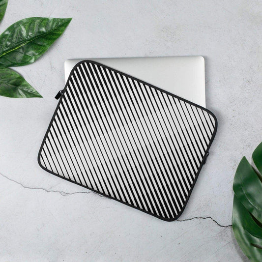 Neopren-Laptoptasche für MacBook, 13 oder 15 Zoll, mit Kunstfell-Innenfutter, schützende Hülle für Notebooks von BUYATHOME24