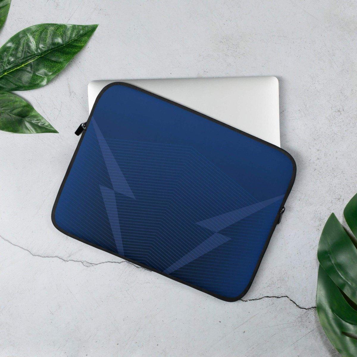 Wasserdichte Neopren-Laptoptasche für MacBook 13 und 15 Zoll von BUYATHOME24, schützt das Notebook vor Wasser und Stößen.