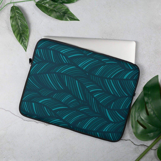 Laptoptasche aus Neopren mit Kunstfell-Innenfutter, personalisierbar, für 13 und 15 Zoll Notebooks, von BUYATHOME24