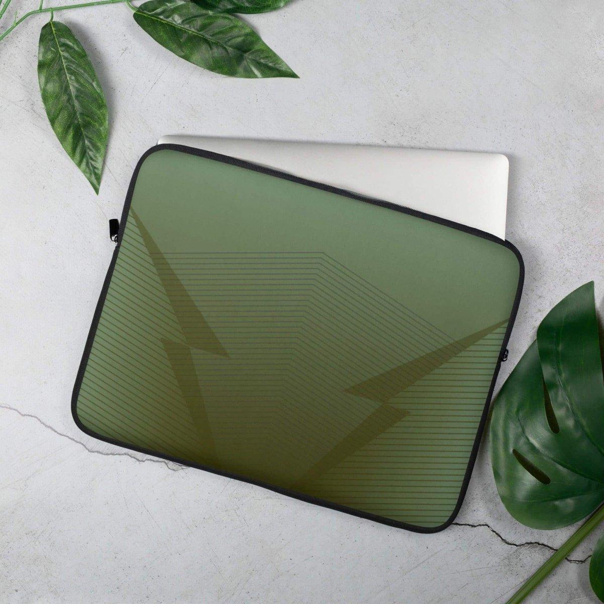 Laptoptasche aus Neopren mit Kunstfell-Innenfutter für 13 und 15 Zoll, bedruckbar, von BUYATHOME24.