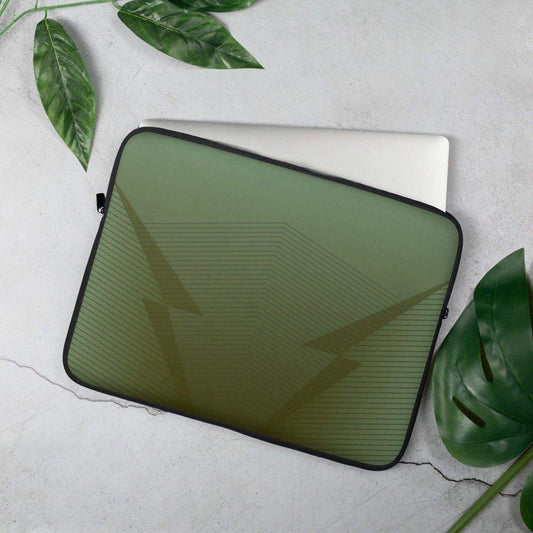 Laptoptasche aus Neopren mit Kunstfell-Innenfutter für 13 und 15 Zoll, bedruckbar, von BUYATHOME24.